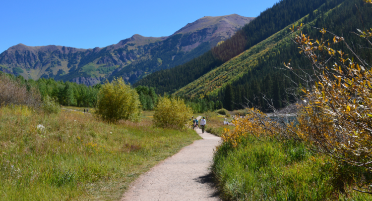 Balade en famille Maroon Bells